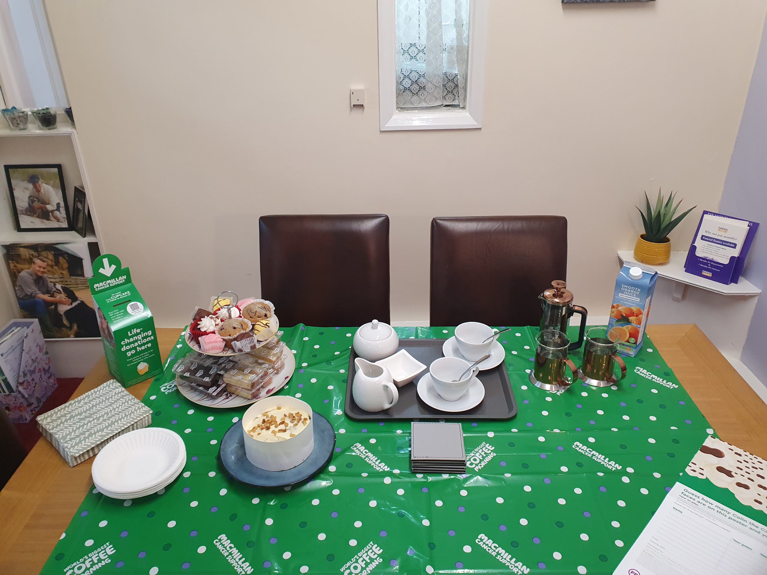 Macmillan Coffee Morning Gillman Funeral Service
