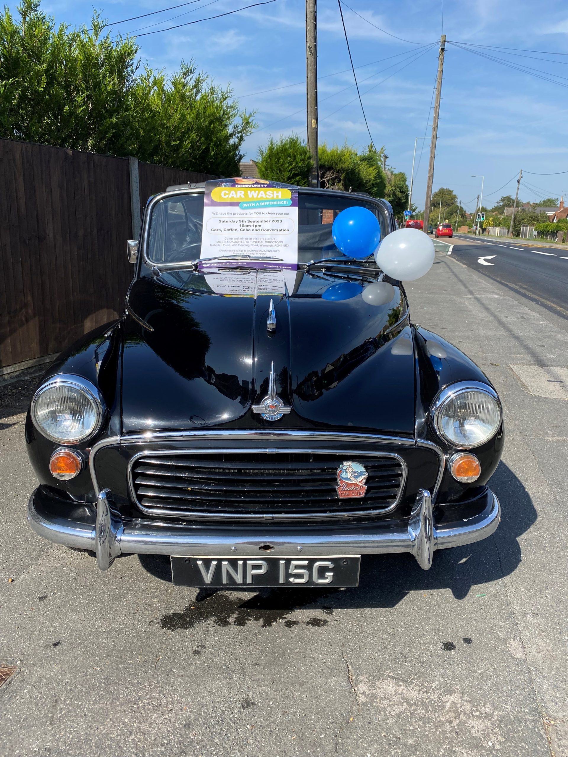 Car Wash with a Difference - Miles & Daughters Funeral Directors