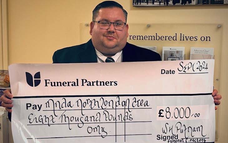 Funeral Directors raise £8,000 for local charity in support of much