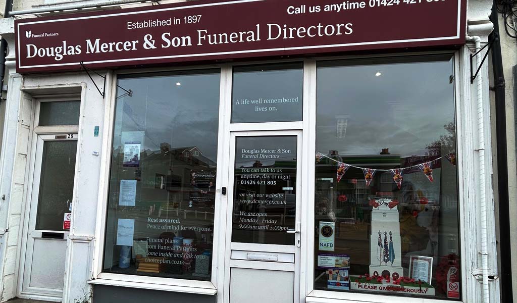 Remembrance Window at Douglas Mercer Funeral Directors - Douglas Mercer